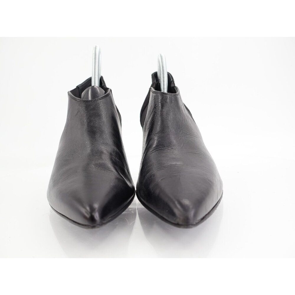 Rag & Bone Beha Chelsea Ankle Bootie Women 41 / 11 Black Leather Suede Stiletto - Picture 4 of 16